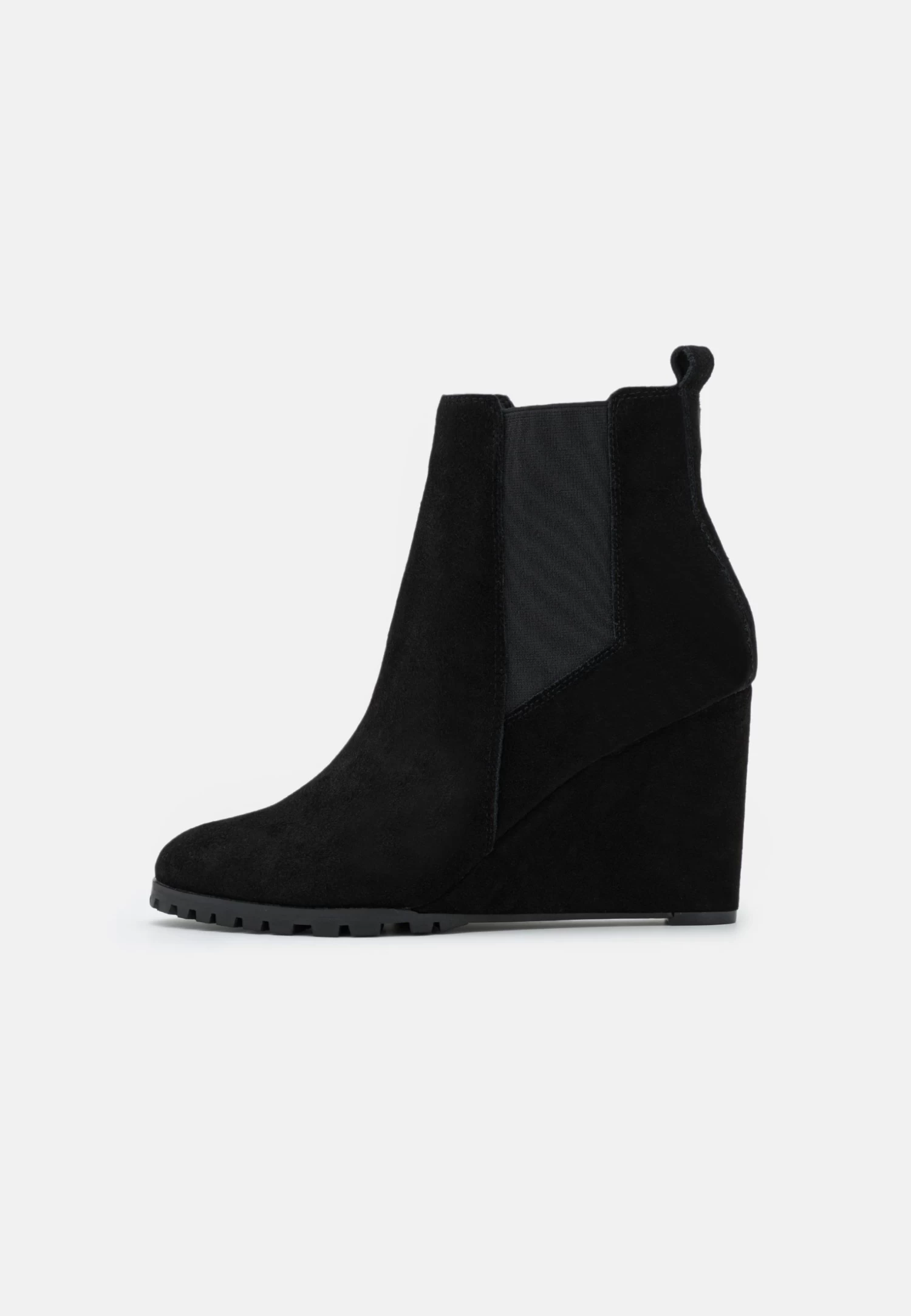 Anna Field Leather Winter Boot - Enkellaarsjes Met Hoge Hak - Black