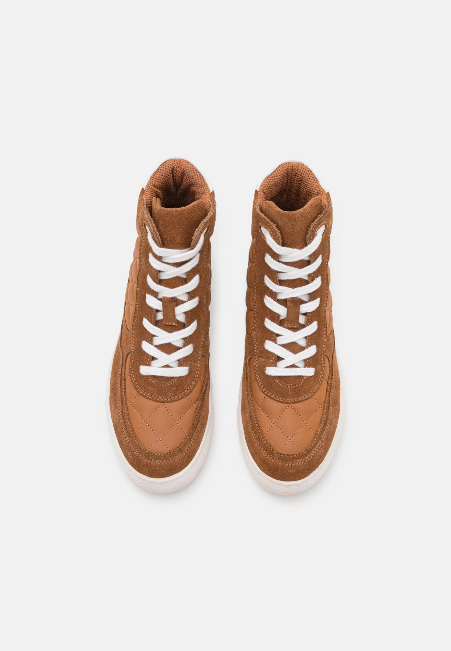 Anna Field Leather - Sneakers Hoog - Cognac - Afbeelding 6