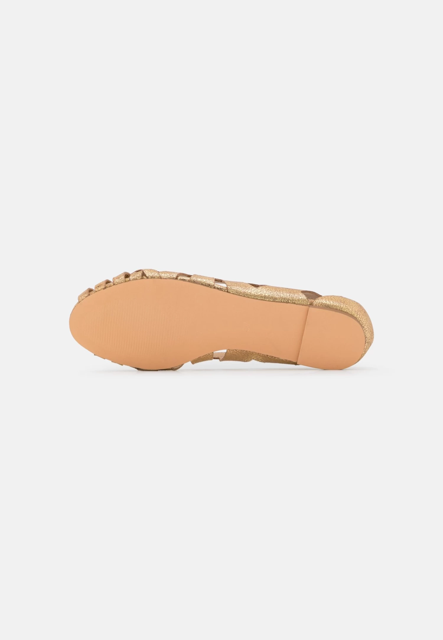 Anna Field Leather - Peeptoe Ballerina'S - Gold - Afbeelding 8