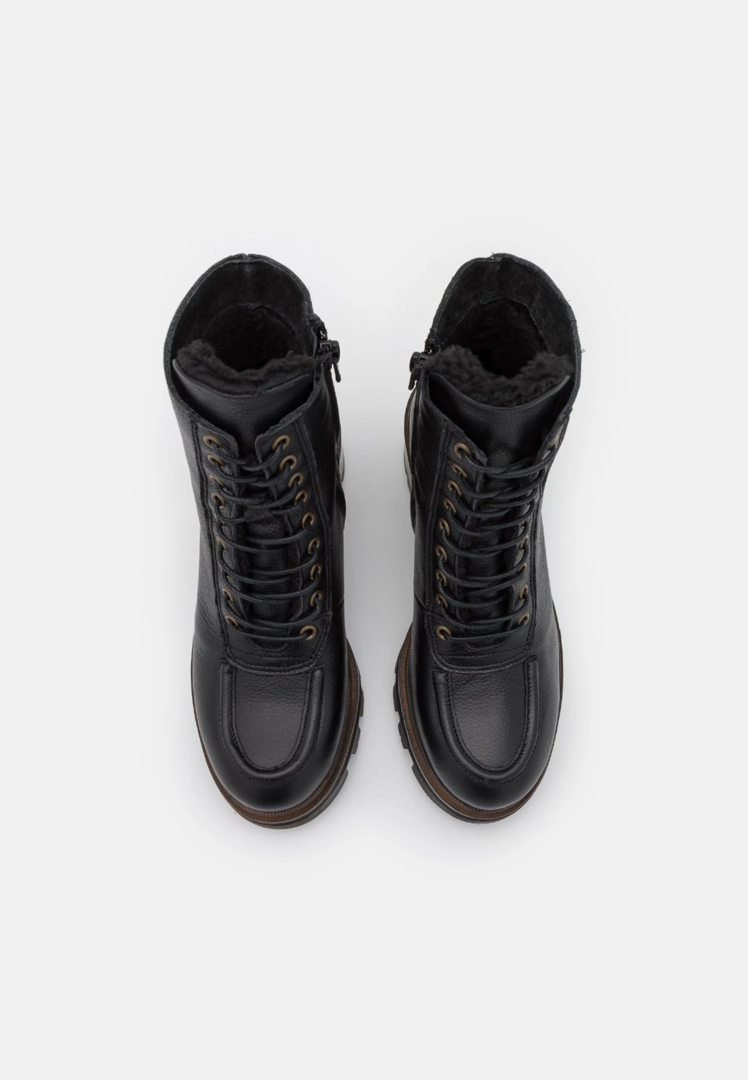 Anna Field Leather Winter Bootie - Snowboots- Black - Afbeelding 6