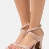 Anna Field Leather- Sandalen Met Hoge Hak - Rose Gold-Coloured