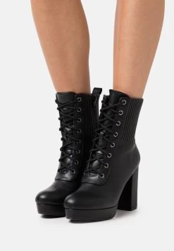 Anna Field Enkellaarsjes Met Hoge Hak - Black