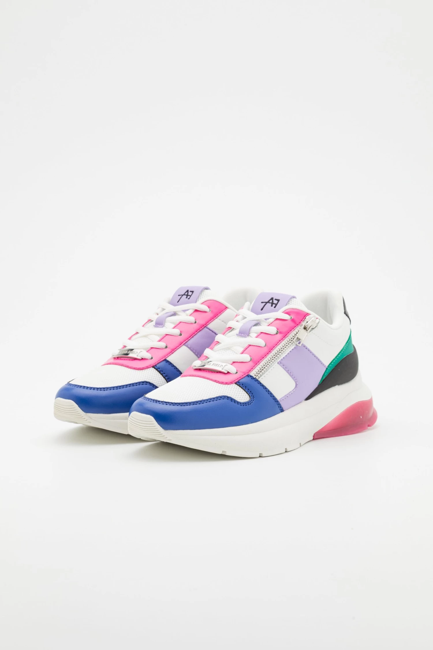 Anna Field Leather- Sneakers Laag - White/Multi-Coloured - Afbeelding 3