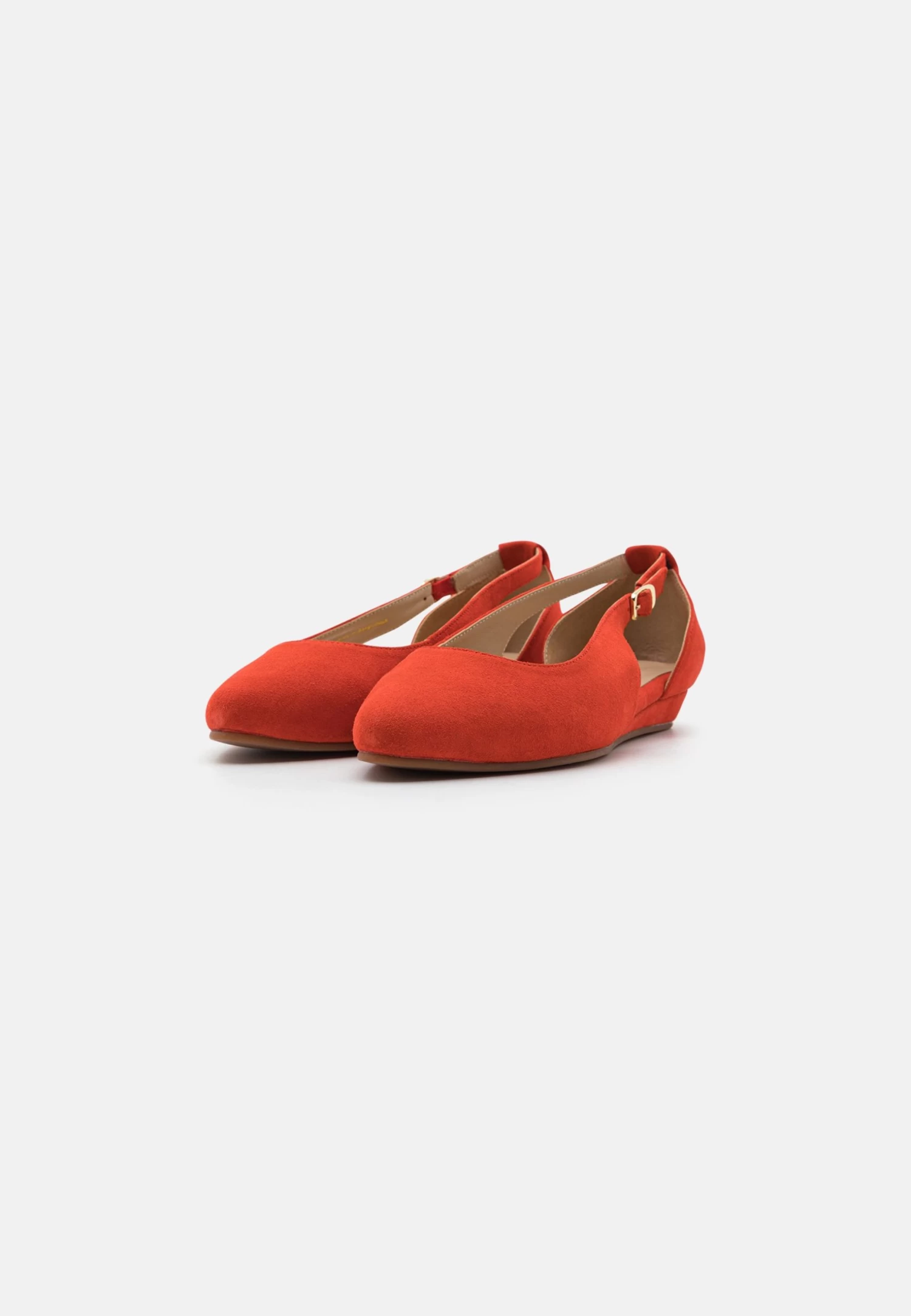 Anna Field Leather- Ballerina'S Met Enkelbandjes - Red - Afbeelding 3