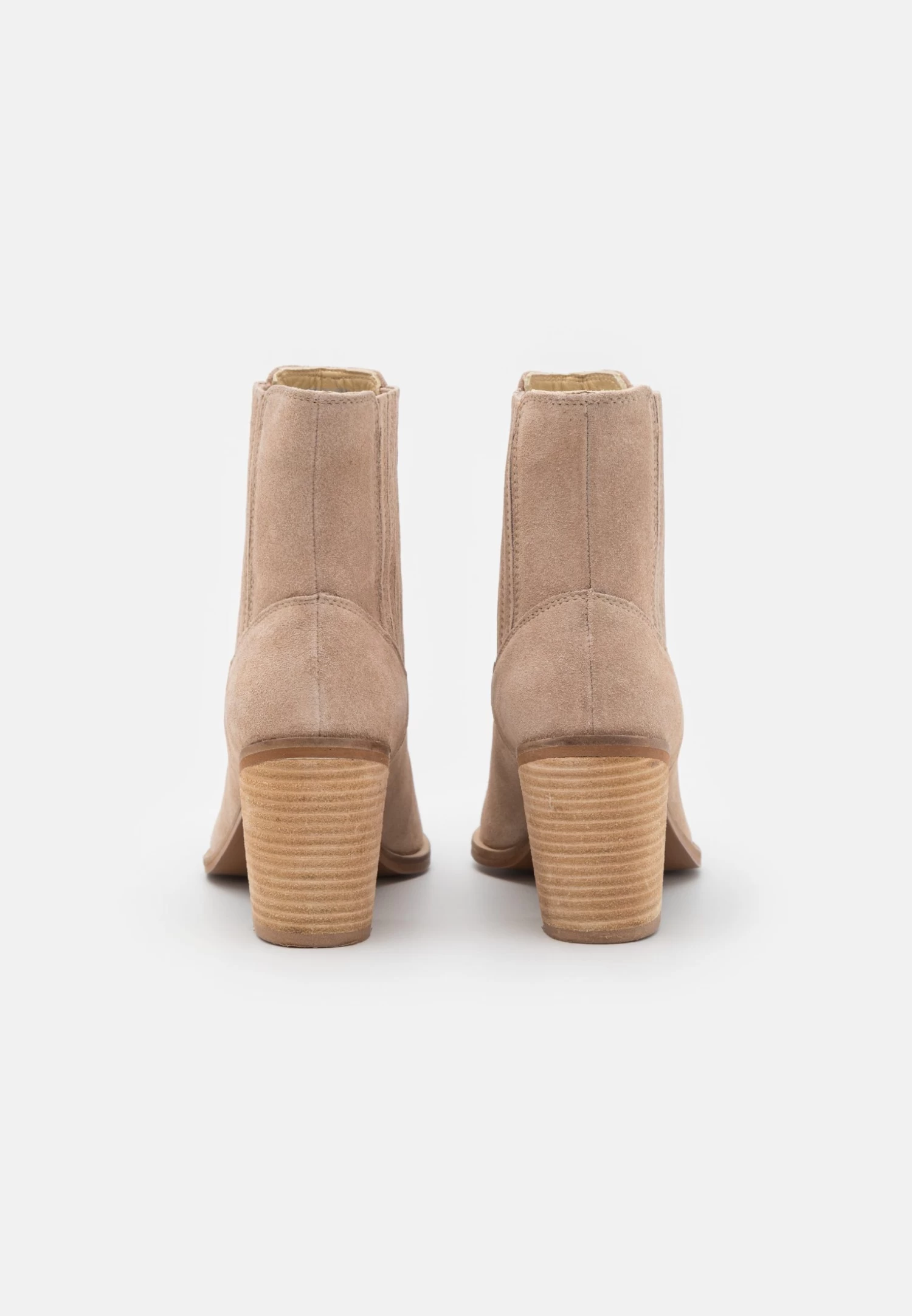 Anna Field Leather - Cowboy-/Bikerlaarsjes - Beige - Afbeelding 4