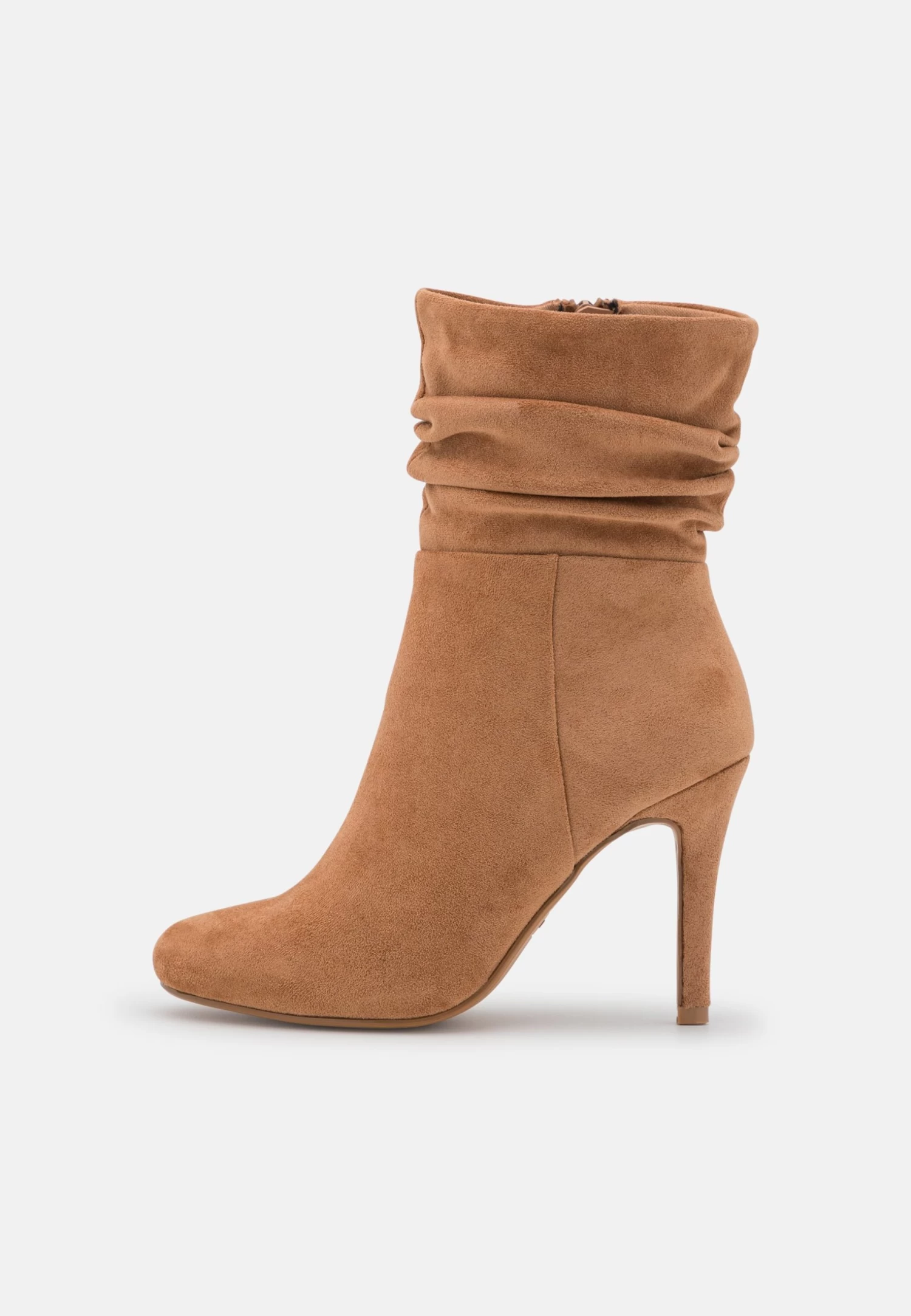 Anna Field Enkellaarsjes Met Hoge Hak - Cognac - Afbeelding 2