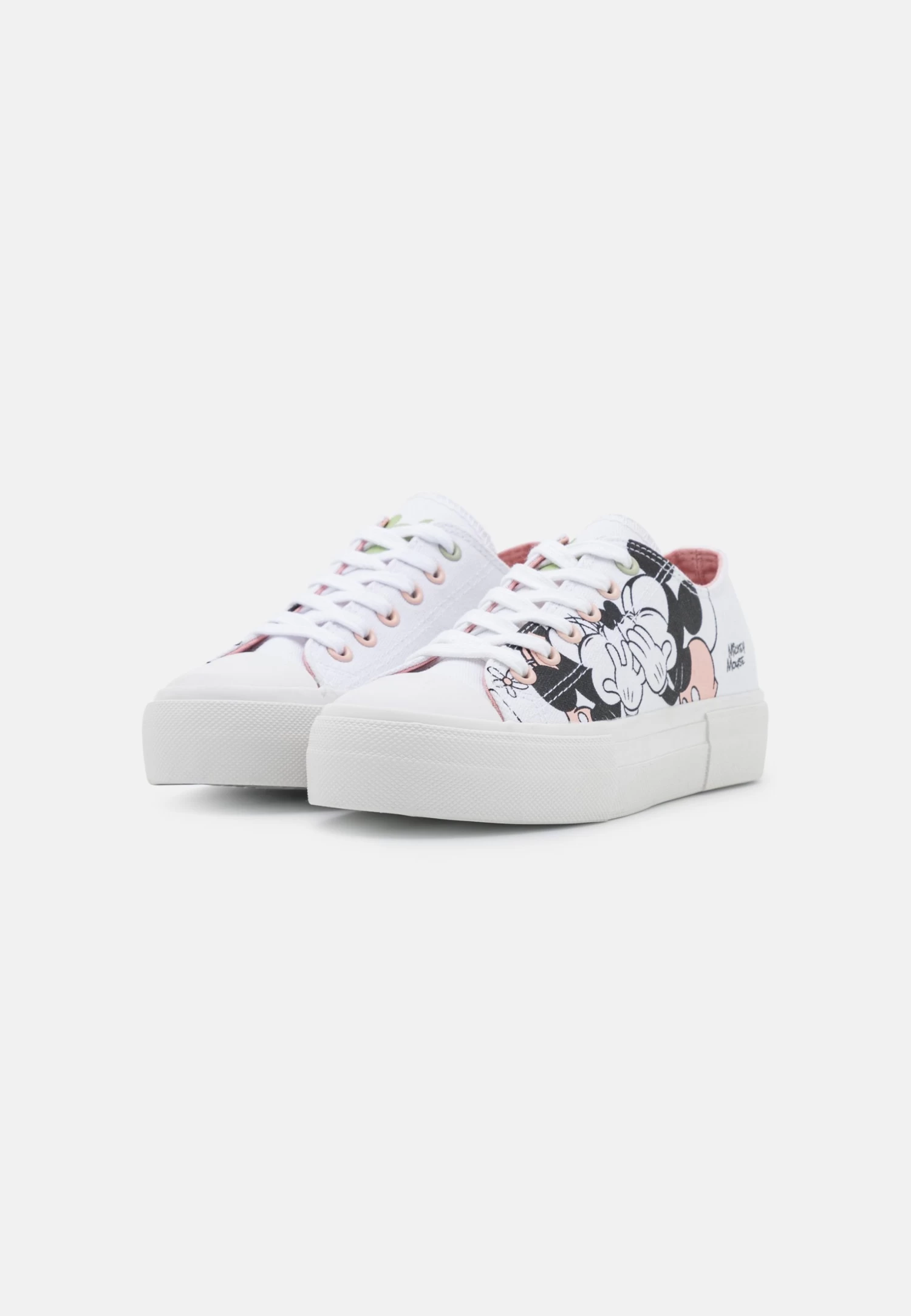 Anna Field Disney Mickey MouseLove - Sneakers Laag - White/Black - Afbeelding 3
