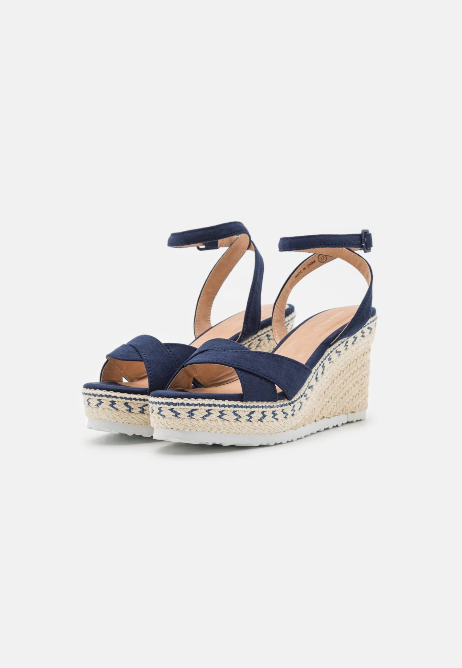 Anna Field Sandalen Met Sleehak - Dark Blue - Afbeelding 3