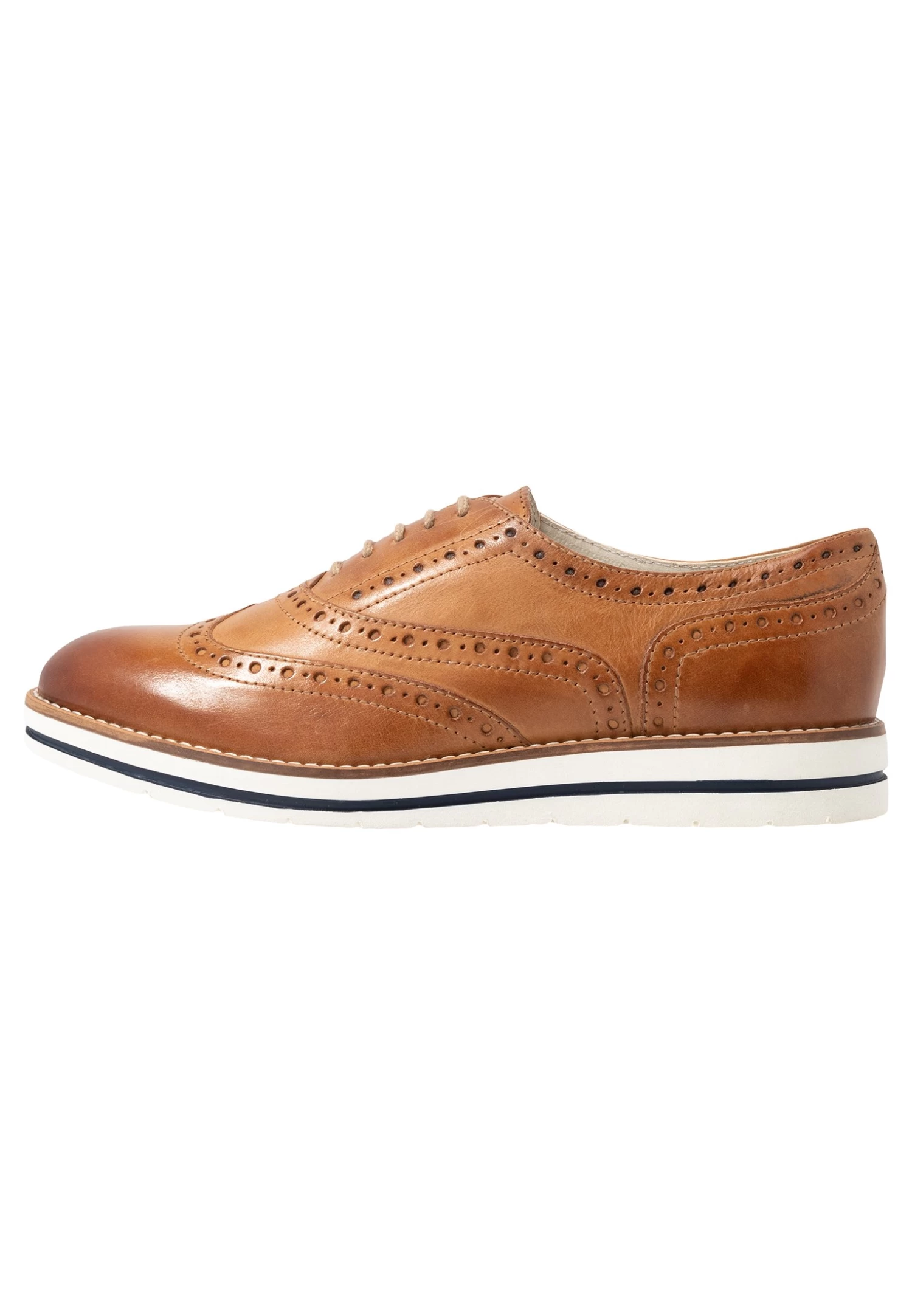 Anna Field Leather - Sportieve Veterschoenen - Cognac - Afbeelding 2