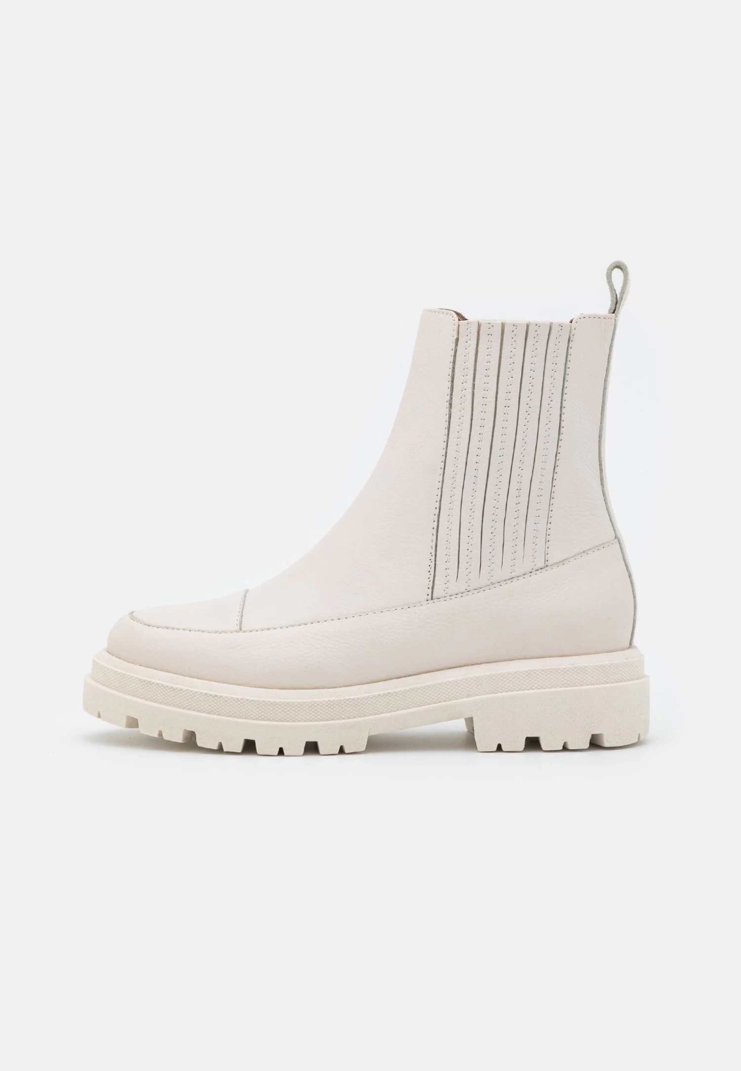 Anna Field Leather - Enkellaarsjes Met Plateauzool - Off-White - Afbeelding 2