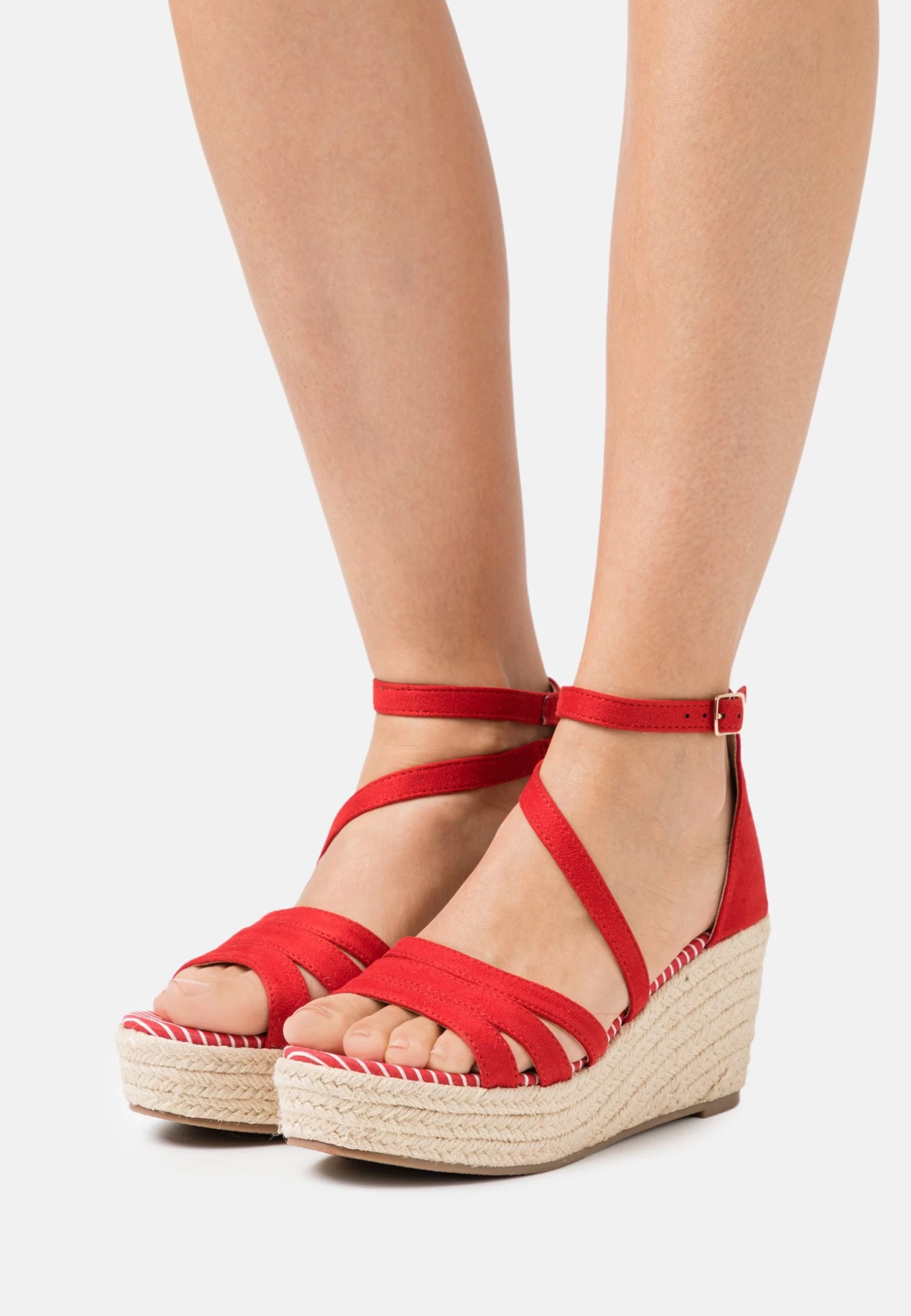 Anna Field Sandalen Met Plateauzool - Red