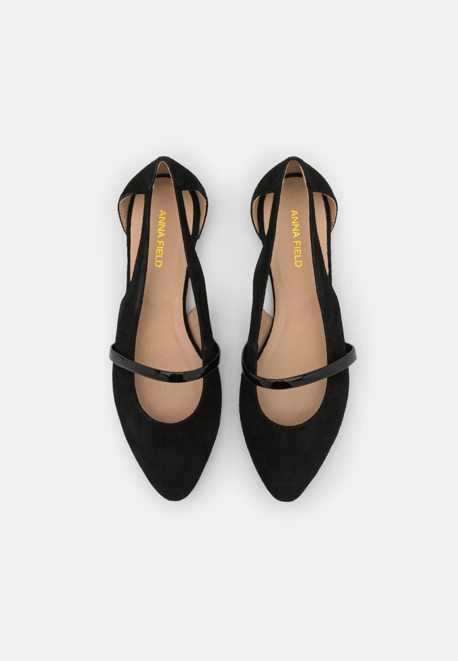 Anna Field Leather - Ballerina'S Met Enkelbandjes - Black - Afbeelding 6