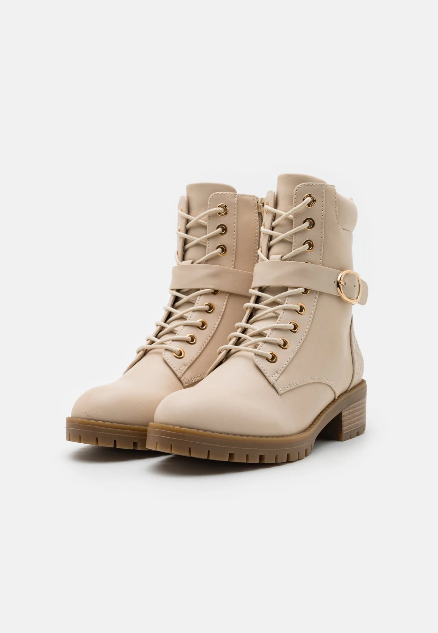 Anna Field Veterboots - Beige - Afbeelding 3