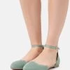 Anna Field Ballerina'S Met Enkelbandjes - Mint