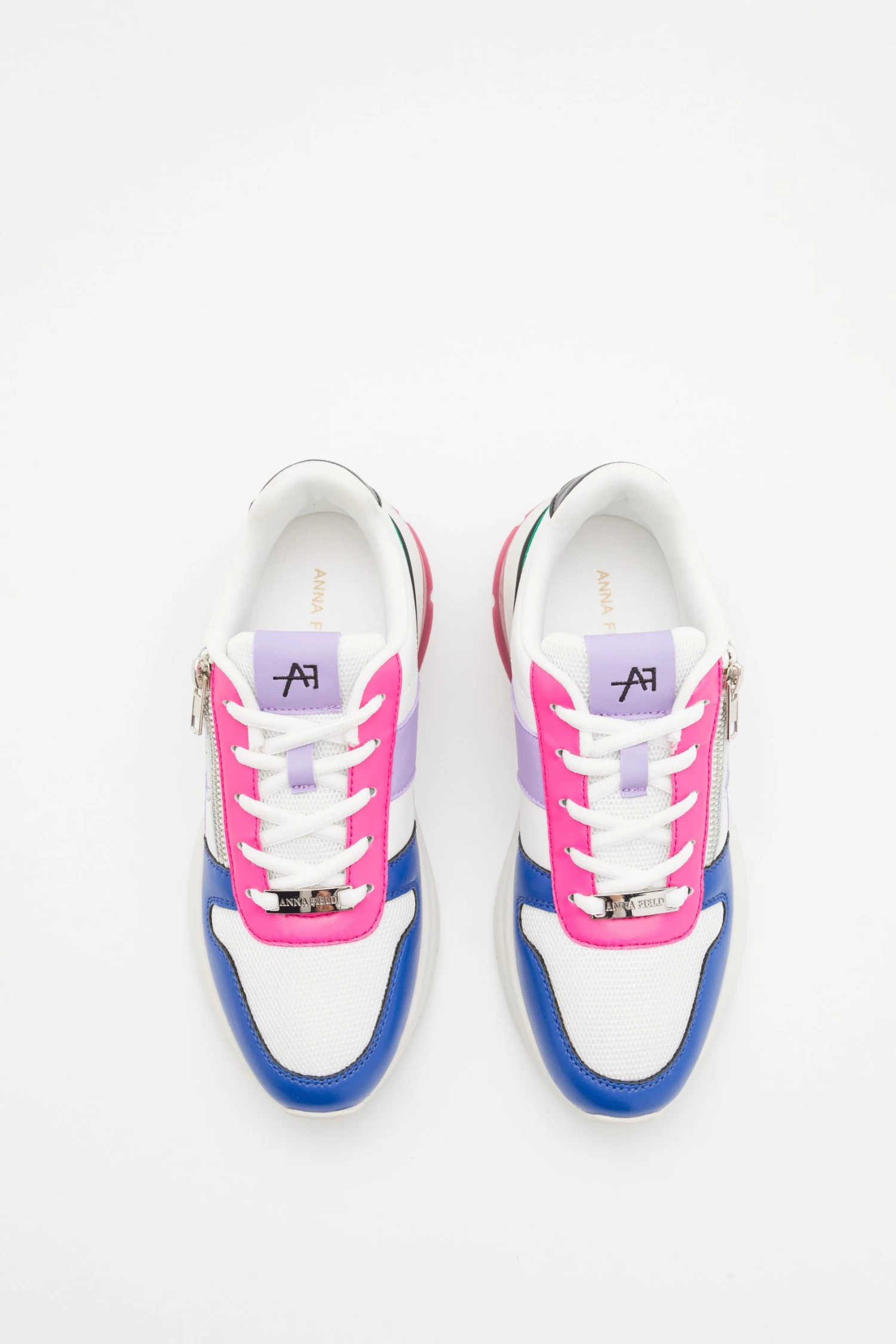 Anna Field Leather- Sneakers Laag - White/Multi-Coloured - Afbeelding 6