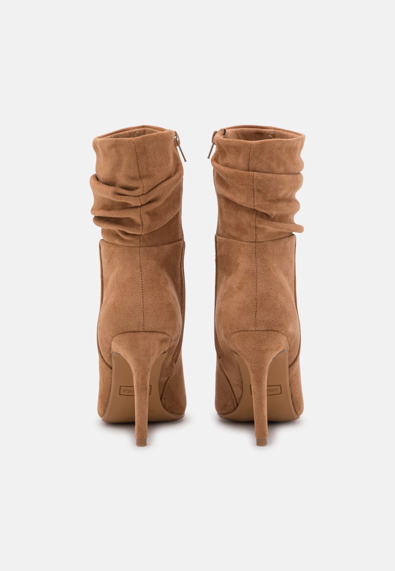 Anna Field Enkellaarsjes Met Hoge Hak - Cognac - Afbeelding 4