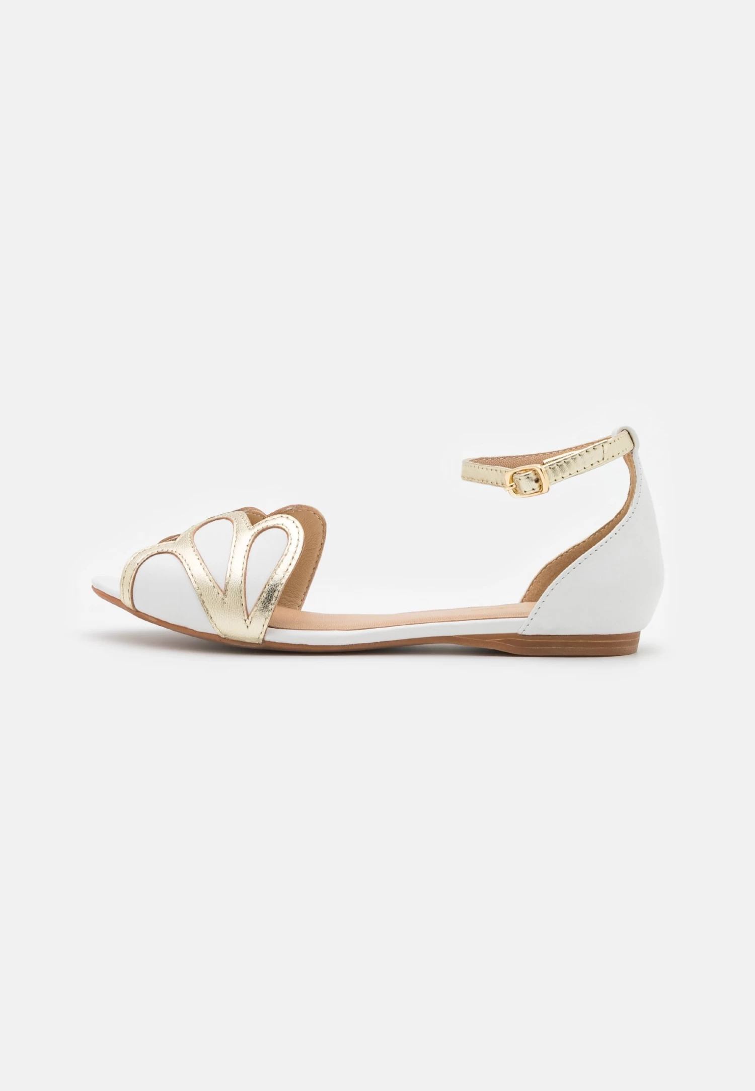 Anna Field Leather - Peeptoe Ballerina'S - White - Afbeelding 2