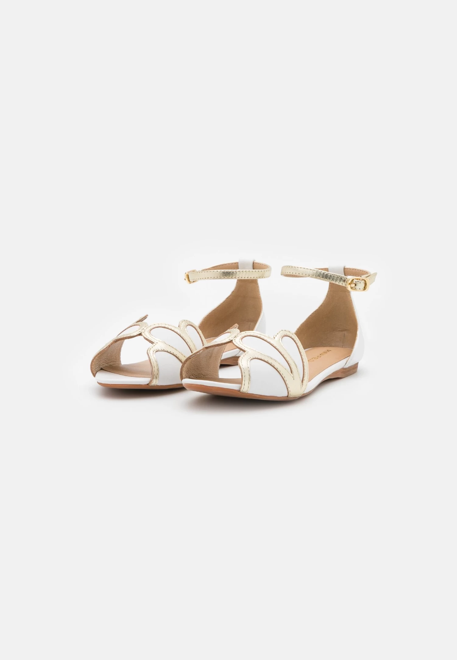 Anna Field Leather - Peeptoe Ballerina'S - White - Afbeelding 3