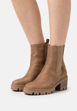 Anna Field Enkellaarsjes Met Plateauzool - Taupe