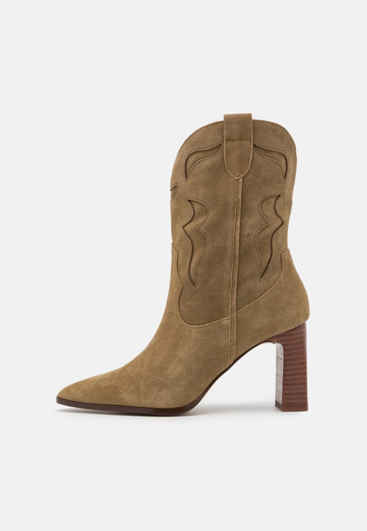 Anna Field Leather - Cowboy-/Bikerlaarsjes - Khaki - Afbeelding 2