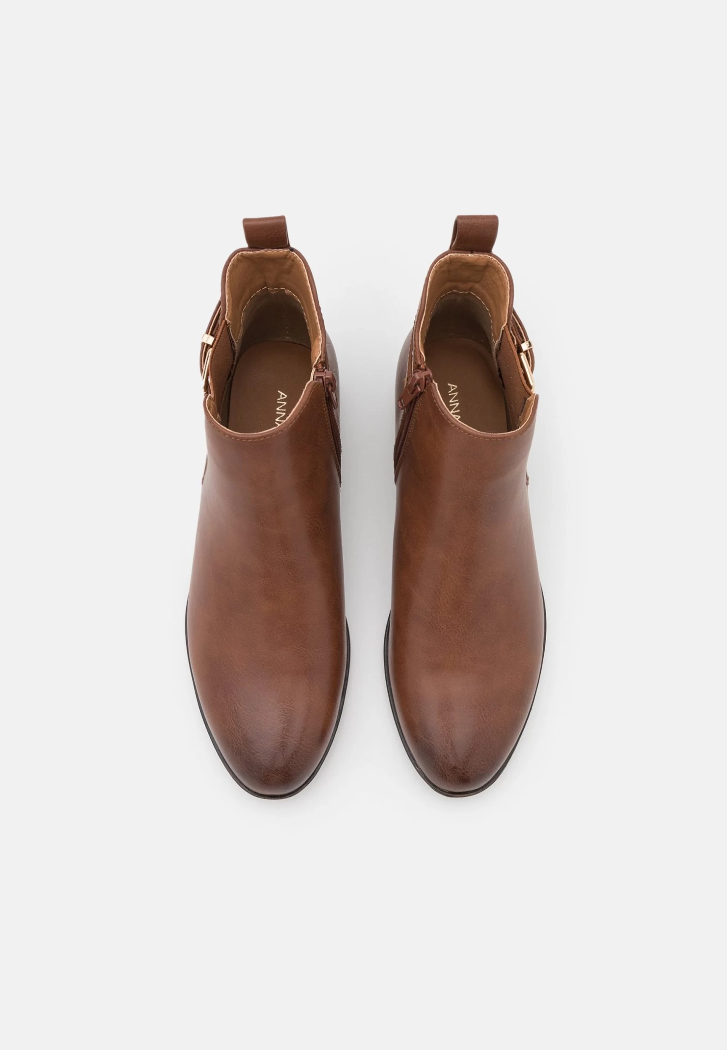 Anna Field Comfort - Korte Laarzen - Cognac - Afbeelding 6