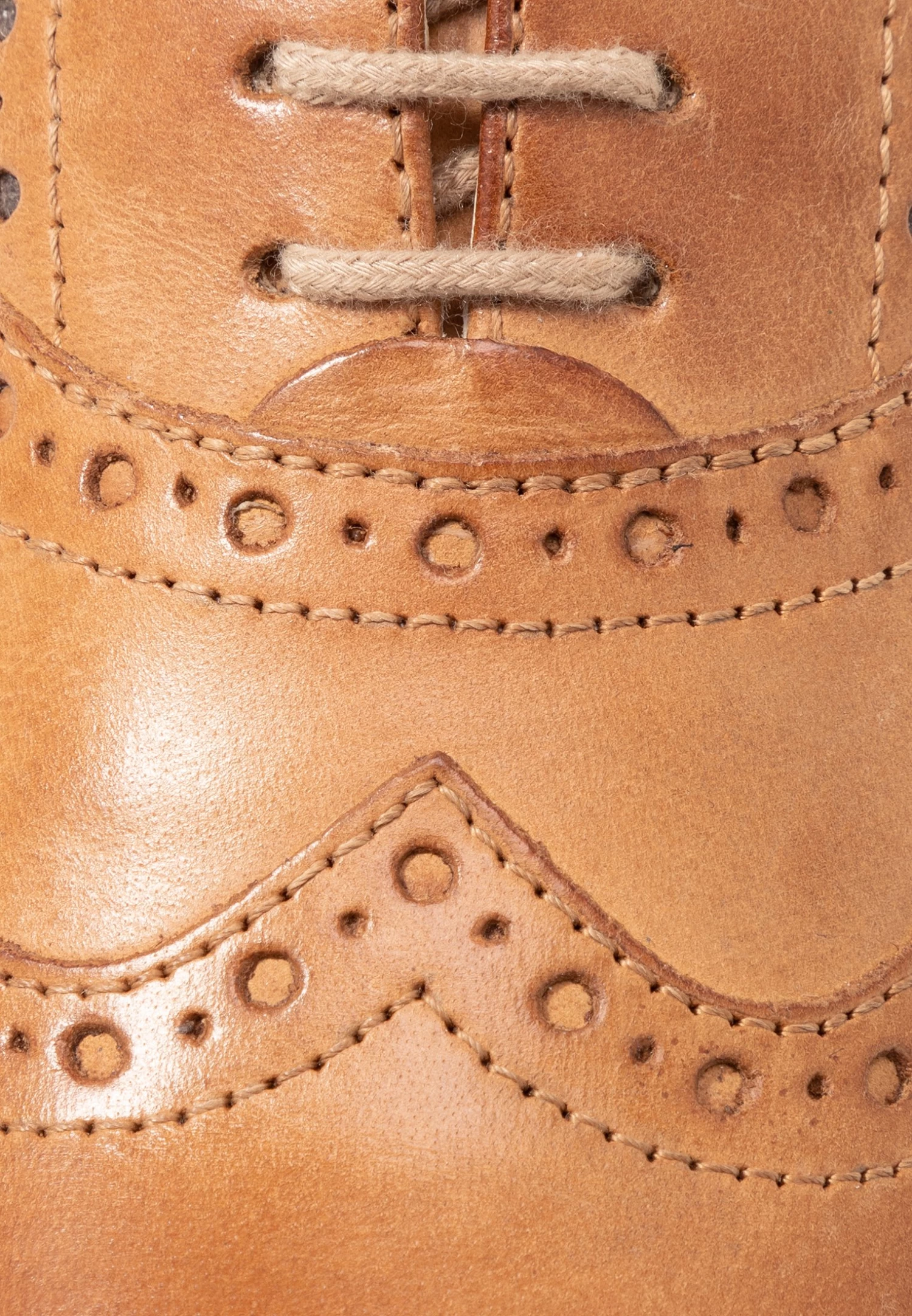 Anna Field Leather - Sportieve Veterschoenen - Cognac - Afbeelding 3
