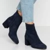 Anna Field Leather- Korte Laarzen - Dark Blue