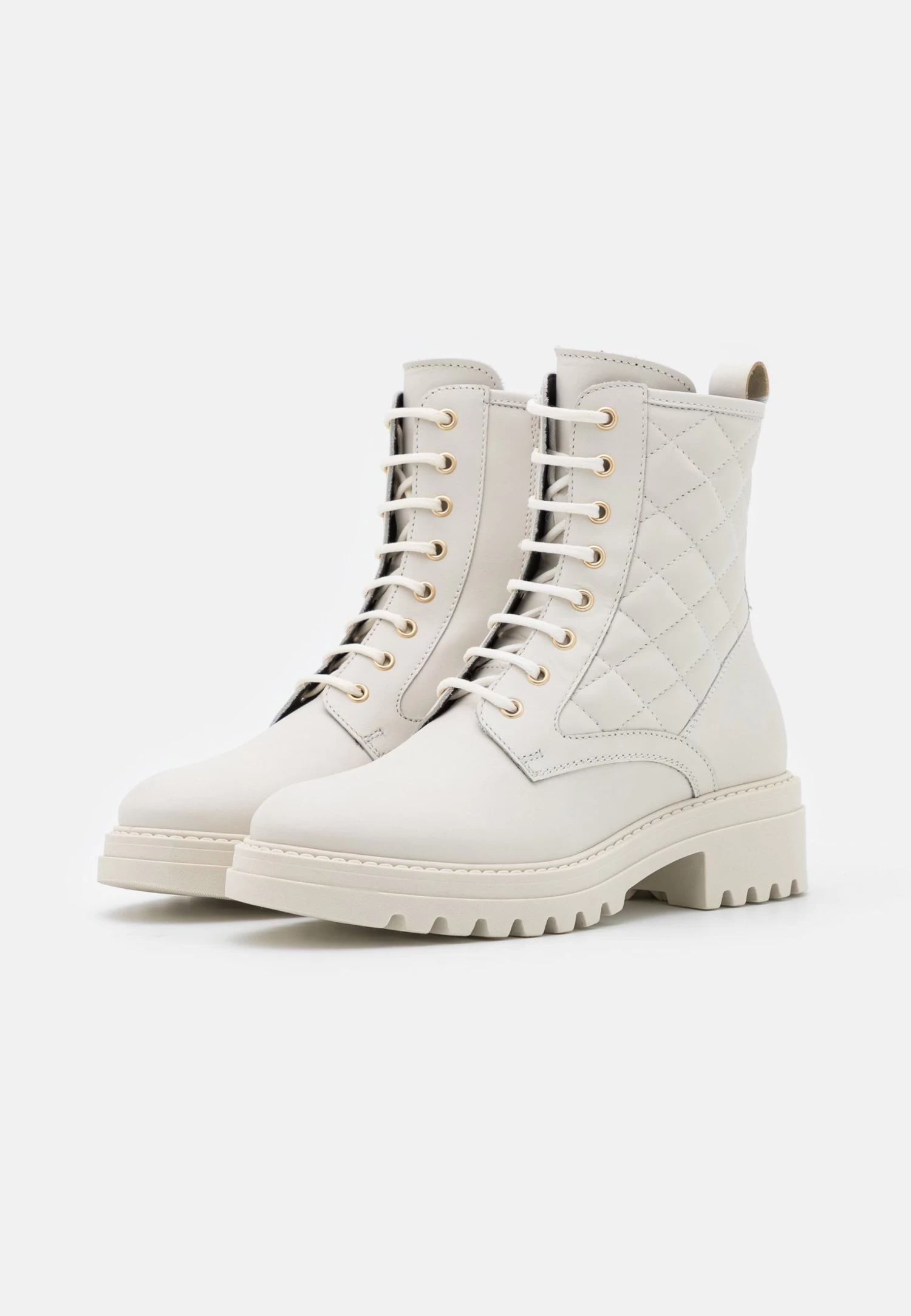Anna Field Leather - Veterboots - White - Afbeelding 3
