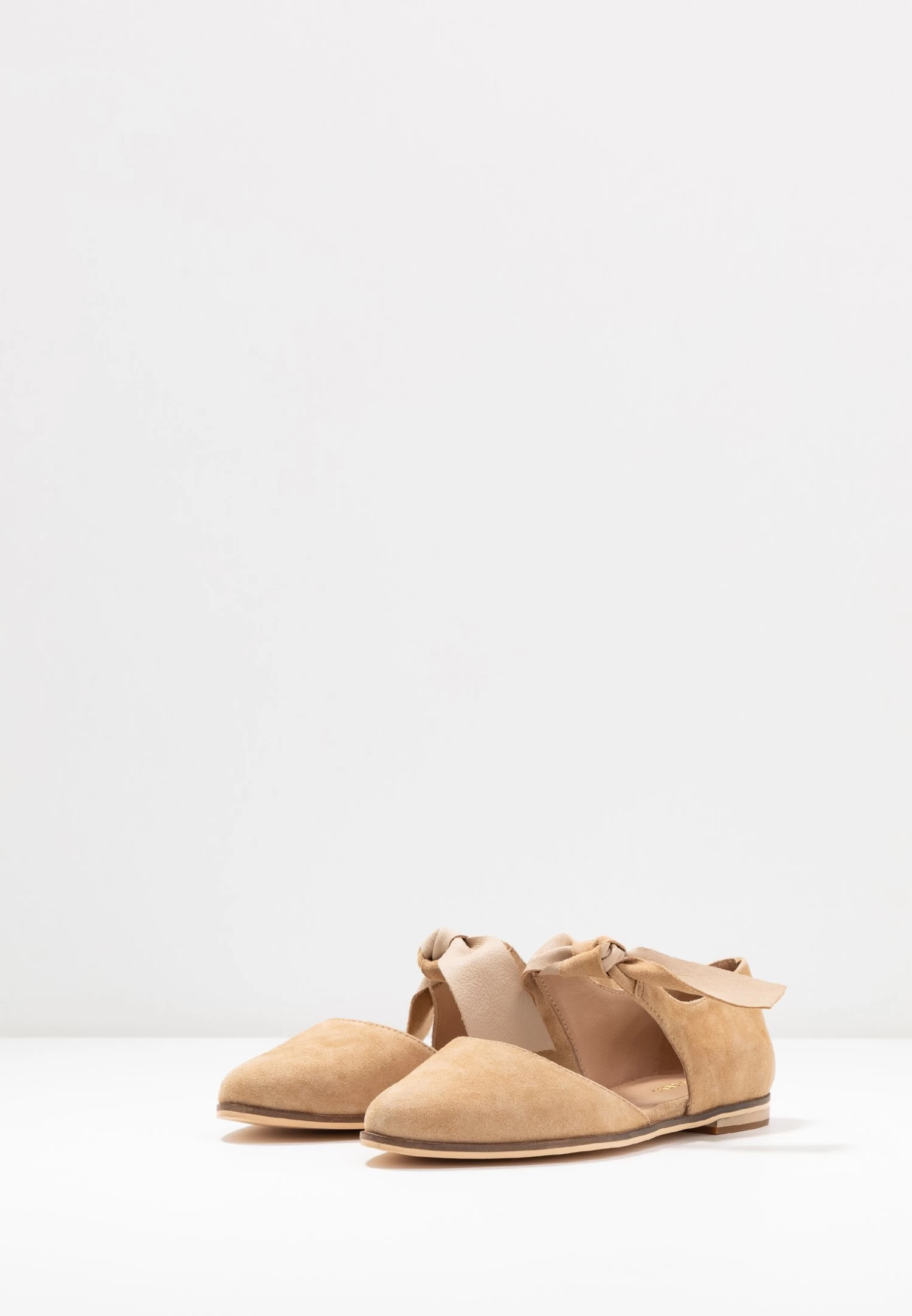 Anna Field Leather - Ballerina'S Met Enkelbandjes - Beige - Afbeelding 5