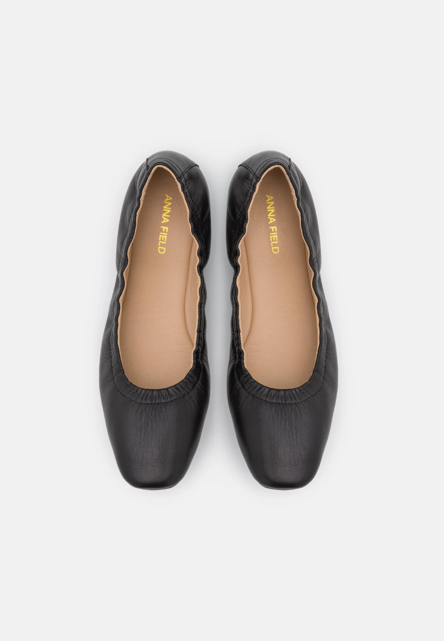 Anna Field Leather Comfort- Ballerina'S - Black - Afbeelding 6